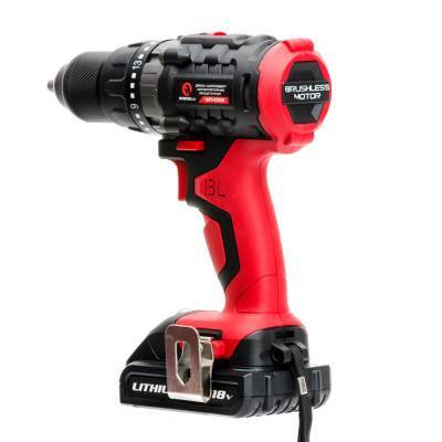 Будкрам купить Дрель-шуруповерт аккумуляторная c бесщеточным двигателем, Li-Ion 18В, 50Nm,1.5 Ач, 2 скорости, 0-400/0-1500об/мин, 2 аккумулятора, 1 час. зарядка INTERTOOL WT-0331 Дрель-шуруповерт аккумуляторная c бесщеточным двигателем, Li-Ion 18В, 50Nm,1.5 Ач, 2 скорости, 0-400/0-1500об/мин, 2 аккумулятора, 1 час. зарядка INTERTOOL WT-0331 8