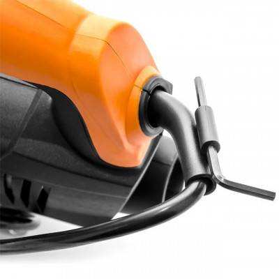 Будкрам купити Электролобзик, 450 Вт, 500-3000ход/мин, угол 90-45, глубина распила 55мм INTERTOOL WT-0445 Электролобзик, 450 Вт, 500-3000ход/мин, угол 90-45, глубина распила 55мм INTERTOOL WT-0445 4