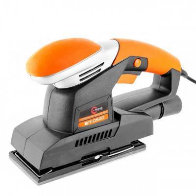 Будкрам купить Шлифмашина вибрационная, 200 Вт, 10000 ход/мин, платформа 187*90 мм INTERTOOL WT-0520