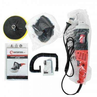 Будкрам купить Машина полировальная 1400Вт, 800-3200об/мин, 180мм INTERTOOL WT-1800 Машина полировальная 1400Вт, 800-3200об/мин, 180мм INTERTOOL WT-1800 2