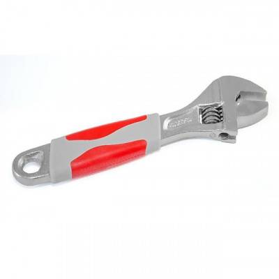 Будкрам купить Ключ разводной 150 мм, изолированная рукоятка, никелевое покрытие INTERTOOL XT-0015 Ключ разводной 150 мм, изолированная рукоятка, никелевое покрытие INTERTOOL XT-0015 4