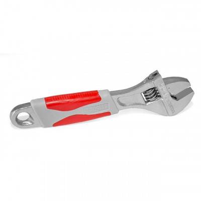 Будкрам купить Ключ разводной 150 мм, изолированная рукоятка, никелевое покрытие INTERTOOL XT-0015