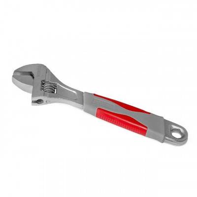 Будкрам купить Ключ разводной 200 мм, изолированная рукоятка, никелевое покрытие INTERTOOL XT-0020 Ключ разводной 200 мм, изолированная рукоятка, никелевое покрытие INTERTOOL XT-0020 2