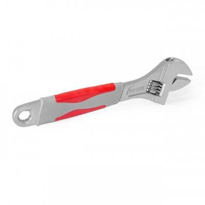 Будкрам купить Ключ разводной 200 мм, изолированная рукоятка, никелевое покрытие INTERTOOL XT-0020