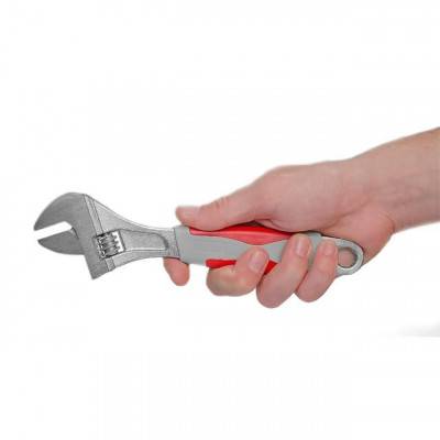 Будкрам купить Ключ разводной 250 мм, изолированная рукоятка, никелевое покрытие INTERTOOL XT-0025 Ключ разводной 250 мм, изолированная рукоятка, никелевое покрытие INTERTOOL XT-0025 4