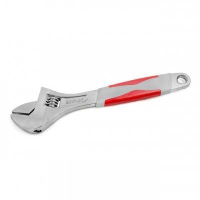 Будкрам купить Ключ разводной 300 мм, изолированная рукоятка, никелевое покрытие INTERTOOL XT-0030 Ключ разводной 300 мм, изолированная рукоятка, никелевое покрытие INTERTOOL XT-0030 7