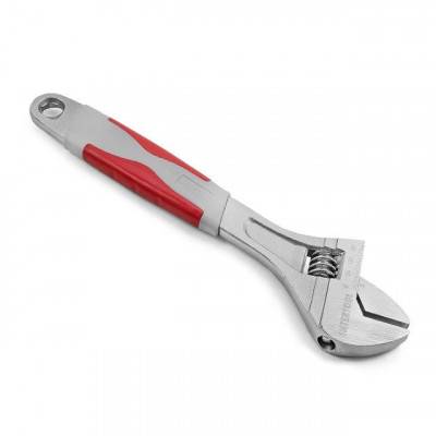 Будкрам купить Ключ разводной 300 мм, изолированная рукоятка, никелевое покрытие INTERTOOL XT-0030