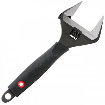 Будкрам купить Ключ разводной 250мм, обрезиненная рукоятка, развод губок 50мм, Cr-V INTERTOOL XT-0050