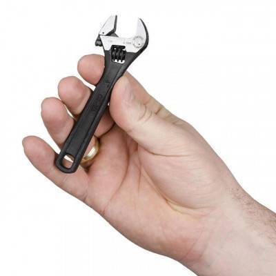 Будкрам купить Ключ разводной 100мм, Cr-V, черный, фосфатированный, INTERTOOL XT-0054