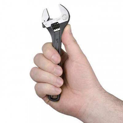 Будкрам купить Ключ разводной 150мм, Cr-V, черный, фосфатированный, INTERTOOL XT-0056