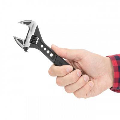 Будкрам купить Ключ разводной 200мм кованный, рукоятка TPR, HRC 40~50, Cr-V STORM INTERTOOL XT-0075 Ключ разводной 200мм кованный, рукоятка TPR, HRC 40~50, Cr-V STORM INTERTOOL XT-0075 5