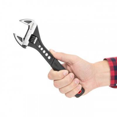 Будкрам купить Ключ разводной 250мм кованный, рукоятка TPR, HRC 40~50, Cr-V STORM INTERTOOL XT-0080 Ключ разводной 250мм кованный, рукоятка TPR, HRC 40~50, Cr-V STORM INTERTOOL XT-0080 5