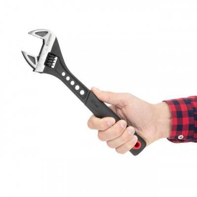 Будкрам купить Ключ разводной 300мм кованный, рукоятка TPR, HRC 40~50, Cr-V STORM INTERTOOL XT-0085 Ключ разводной 300мм кованный, рукоятка TPR, HRC 40~50, Cr-V STORM INTERTOOL XT-0085 5