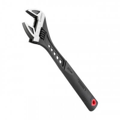 Будкрам купить Ключ разводной 300мм кованный, рукоятка TPR, HRC 40~50, Cr-V STORM INTERTOOL XT-0085