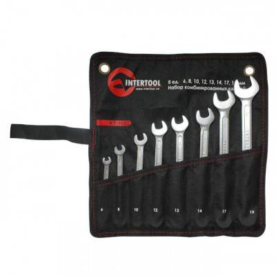 Будкрам купити Набор комбинированных ключей 8 шт. INTERTOOL XT-1002