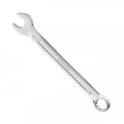 Будкрам купити Ключ комбинированный 18 мм Cr-V, покрытие сатин-хром; PROF DIN3113 INTERTOOL XT-1018