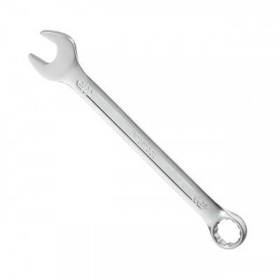 Будкрам купити Ключ комбинированный 20мм Cr-V, покрытие сатин-хром; PROF DIN3113 INTERTOOL XT-1020