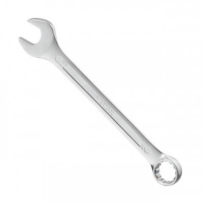 Будкрам купити Ключ комбинированный 22 мм Cr-V, покрытие сатин-хром; PROF DIN3113 INTERTOOL XT-1022