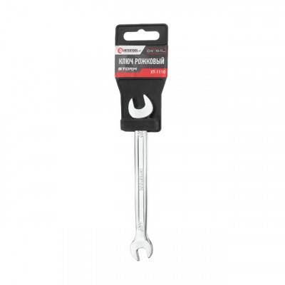 Будкрам купити Ключ рожковый 10-11мм Cr-V, покрытие сатин-хром; PROF DIN3113 INTERTOOL XT-1110 Ключ рожковый 10-11мм Cr-V, покрытие сатин-хром; PROF DIN3113 INTERTOOL XT-1110 2