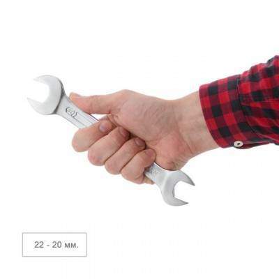 Будкрам купити Ключ рожковый 20-22мм Cr-V, покрытие сатин-хром; PROF DIN3113 INTERTOOL XT-1120 Ключ рожковый 20-22мм Cr-V, покрытие сатин-хром; PROF DIN3113 INTERTOOL XT-1120 4