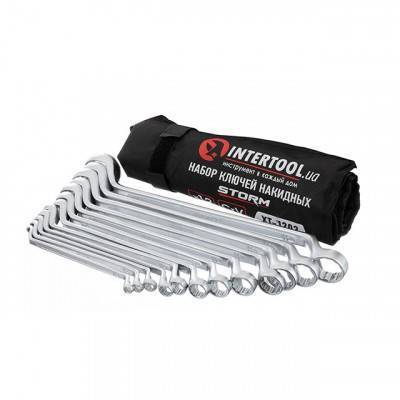Будкрам купити Набор накидных ключей 12шт., 6-32мм Cr-V, покрытие сатин-хром; DIN838 STORM INTERTOOL XT-1203 Набор накидных ключей 12шт., 6-32мм Cr-V, покрытие сатин-хром; DIN838 STORM INTERTOOL XT-1203 3