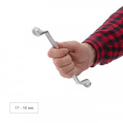 Будкрам купить Ключ накидной 16-17 мм Cr-V, покрытие сатин-хром; PROF DIN3113 INTERTOOL XT-1216 Ключ накидной 16-17 мм Cr-V, покрытие сатин-хром; PROF DIN3113 INTERTOOL XT-1216 3