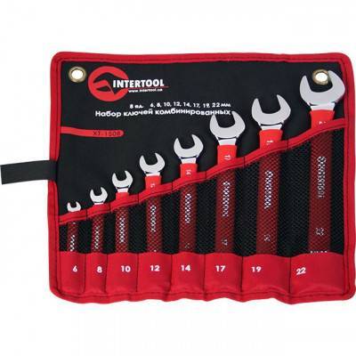Будкрам купити Набор комбинированных ключей 8 шт. INTERTOOL XT-1508