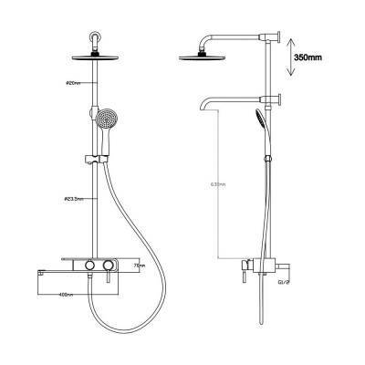 Будкрам купить Душевая система Qtap BLA 1110 Душевая система Qtap BLA 1110 2