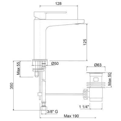 Будкрам купить Смеситель для раковины Bianchi Freedom LVBFRE200246IMCRM Смеситель для раковины Bianchi Freedom LVBFRE200246IMCRM 2