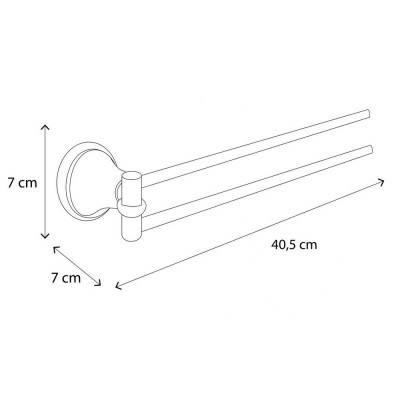 Будкрам купить Полотенцедержатель Bianchi ACBCLA090000VOT Полотенцедержатель Bianchi ACBCLA090000VOT 2