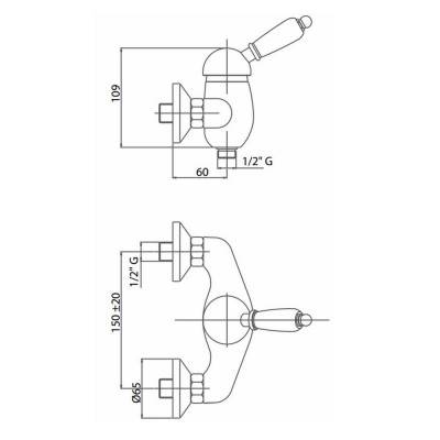 Будкрам купить Смеситель для душа Bianchi Elite ESDELT200501100VOT Смеситель для душа Bianchi Elite ESDELT200501100VOT 2