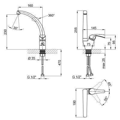 Будкрам купить Смеситель для кухни Qtap Smart CRM 008F Смеситель для кухни Qtap Smart CRM 008F 2