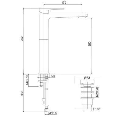 Будкрам купить Смеситель для раковины Bianchi Jump LVBJUM2013065UACRM Смеситель для раковины Bianchi Jump LVBJUM2013065UACRM 2