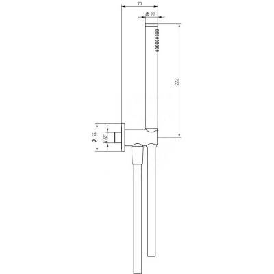 Будкрам купить Душевой гарнитур Bianchi Steel KITSTE241000INX Душевой гарнитур Bianchi Steel KITSTE241000INX 2