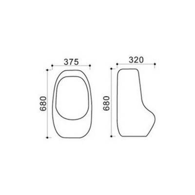 Будкрам купити Пісуар Qtap Tuvik QT0886038W Пісуар Qtap Tuvik QT0886038W 2