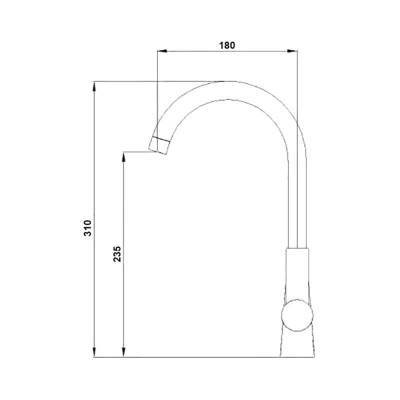 Будкрам купити Змішувач для кухні Qtap Form CRM 007F-1 Змішувач для кухні Qtap Form CRM 007F-1 2