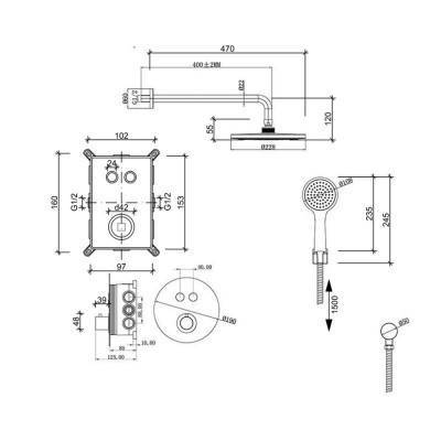 Будкрам купити Душова система Qtap Inspai-Therm CRM T20250102 Душова система Qtap Inspai-Therm CRM T20250102 2