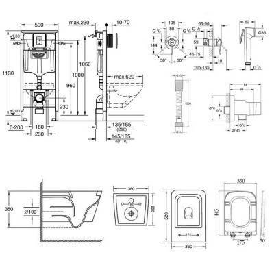 Будкрам купити Комплект інсталяція Grohe Rapid SL 38827000 + унітаз з сидінням Qtap Crow QT05335170W + набір для гігієнічного душу зі змішувачем Grohe BauClassic 111048 Комплект інсталяція Grohe Rapid SL 38827000 + унітаз з сидінням Qtap Crow QT05335170W + набір для гігієнічного душу зі змішувачем Grohe BauClassic 111048 2