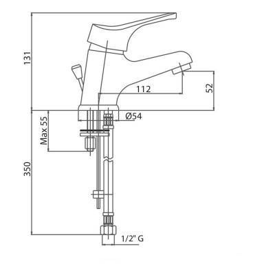 Будкрам купить Смеситель для раковины Bianchi Delfa LVBSTR2002DLTSACRM Смеситель для раковины Bianchi Delfa LVBSTR2002DLTSACRM 2