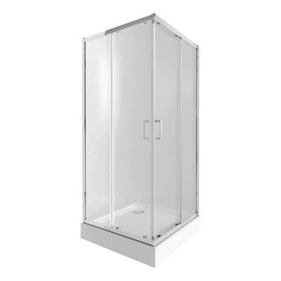 Будкрам купить Набор Qtap душевая кабина Taurus CRM1099SC6 Clear + поддон Unisquare 309915