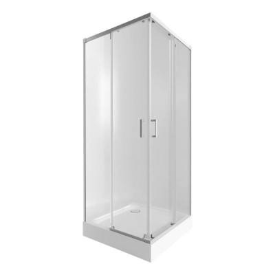 Будкрам купить Набор Qtap душевая кабина Taurus WHI1099SC6 Clear + поддон Unisquare 309915