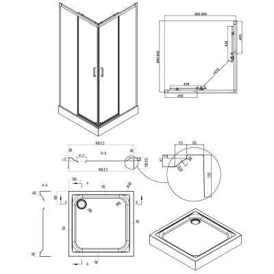 Будкрам купить Набор Qtap душевая кабина Taurus WHI1099SC6 Clear + поддон Unisquare 309915 Набор Qtap душевая кабина Taurus WHI1099SC6 Clear + поддон Unisquare 309915 2