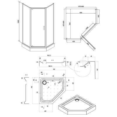 Будкрам купить Набор Qtap душевая кабина Leo CRM10995-AC6 Clear + поддон Leoscorp 309915 Набор Qtap душевая кабина Leo CRM10995-AC6 Clear + поддон Leoscorp 309915 2