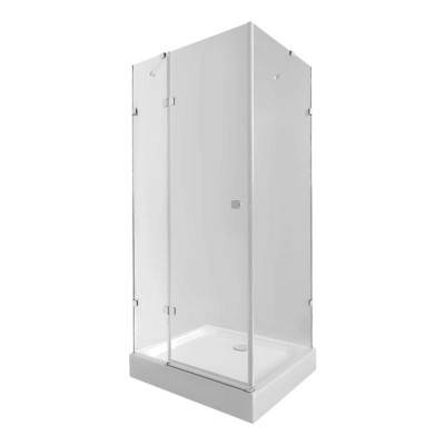 Будкрам купить Набор Qtap душевая кабина Capricorn CRM1018RC6 Clear + поддон Unirect 301815