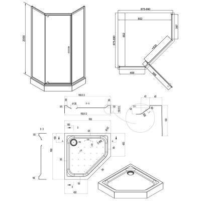 Будкрам купить Набор Qtap душевая кабина Scorpio CRM10995-AC6 Clear + поддон Leoscorp 309915 Набор Qtap душевая кабина Scorpio CRM10995-AC6 Clear + поддон Leoscorp 309915 2