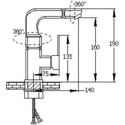 Будкрам купити Змішувач для раковини Potato P1306 Змішувач для раковини Potato P1306 2