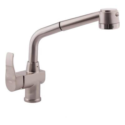 Будкрам купить Смеситель для кухни с выдвижным изливом Potato P907-1