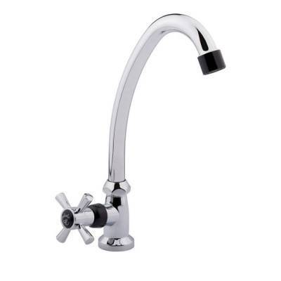 Будкрам купить Кран на одну воду для кухни Potato P4154-6