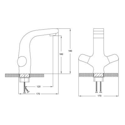 Будкрам купить Смеситель для раковины Potato P1059 Смеситель для раковины Potato P1059 2