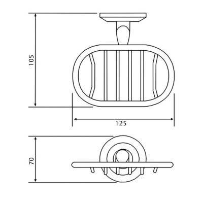 Будкрам купить Мыльница Potato P2902-1 Мыльница Potato P2902-1 2
